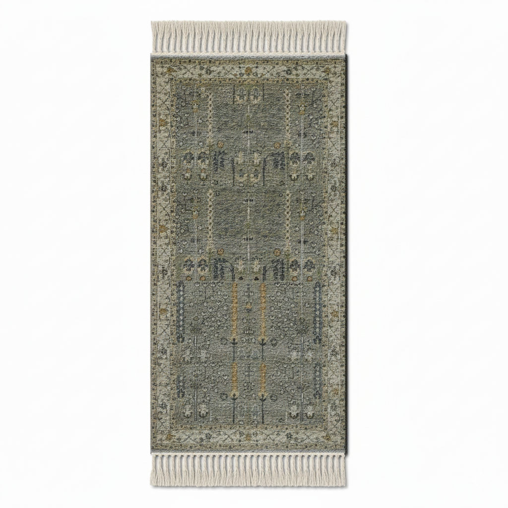 VERAVELA - Hand Knotted Oushak Carpet